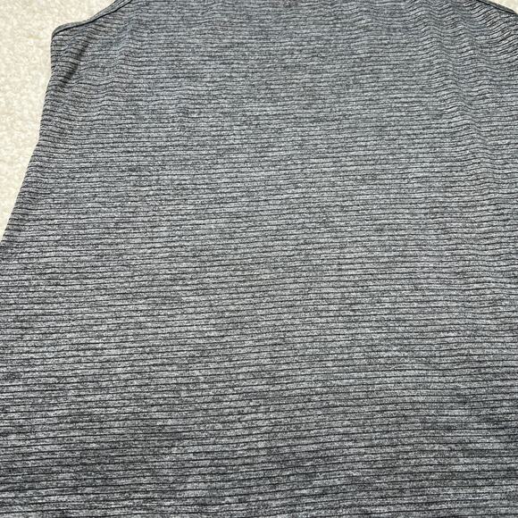 Old Navy Active Go-Dry Racerback Gray Stripe Tank Medium - Picture 3 of 6